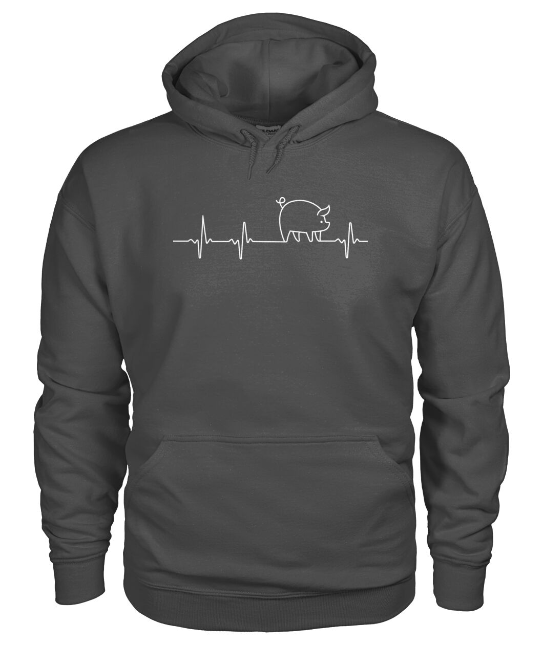 Heart beat Pig Lovers - Men's and Women's t-shirt , Vneck, Hoodies - myfunfarm - clothing acceessories shoes for cow lovers, pig, horse, cat, sheep, dog, chicken, goat farmer