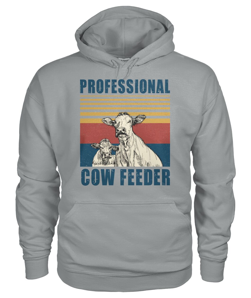 Professional cow feeder  - Men's and Women's t-shirt , Vneck, Hoodies - myfunfarm - clothing acceessories shoes for cow lovers, pig, horse, cat, sheep, dog, chicken, goat farmer
