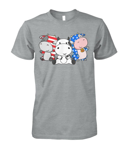 Cow USA  - funny design unisex  t-shirt , Hoodies