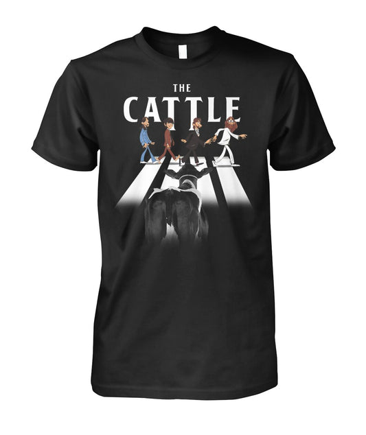 The Cattle and The Beatles   - Men's and Women's t-shirt , Hoodies - myfunfarm