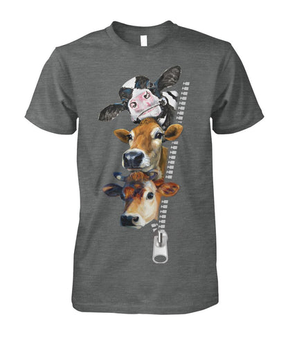 Funny cow  - Men's and Women's t-shirt , Vneck, Hoodies - myfunfarm - clothing acceessories shoes for cow lovers, pig, horse, cat, sheep, dog, chicken, goat farmer