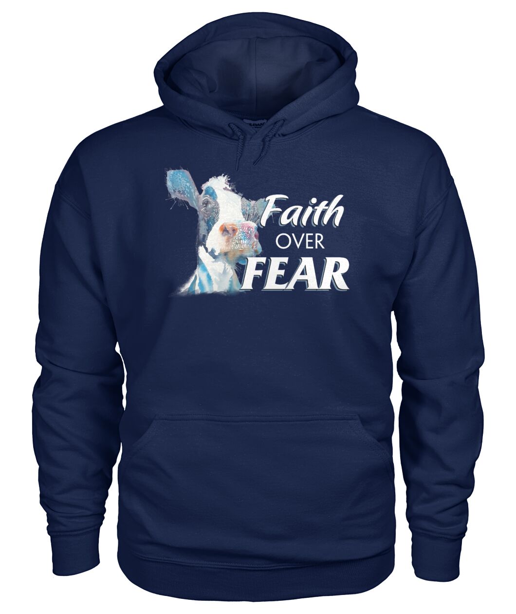 faith over fear - Men's and Women's t-shirt , Vneck, Hoodies - myfunfarm - clothing acceessories shoes for cow lovers, pig, horse, cat, sheep, dog, chicken, goat farmer