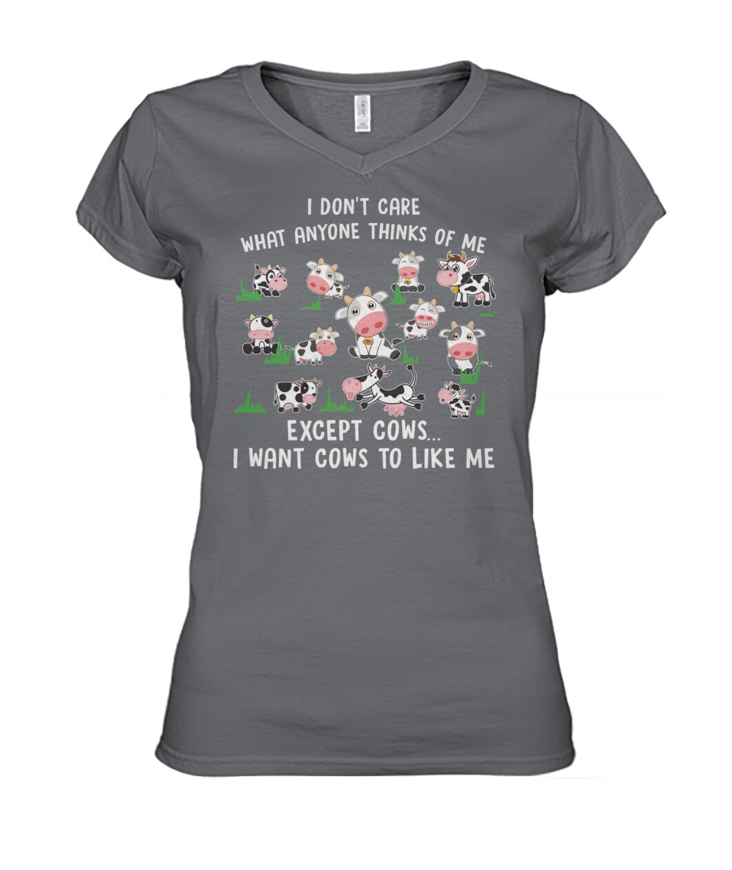 i don't care what anyone thinks - Men's and Women's t-shirt , Vneck, Hoodies - myfunfarm - clothing acceessories shoes for cow lovers, pig, horse, cat, sheep, dog, chicken, goat farmer