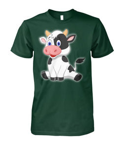 Cute cow  - Men's and Women's t-shirt , Vneck, Hoodies - myfunfarm - clothing acceessories shoes for cow lovers, pig, horse, cat, sheep, dog, chicken, goat farmer