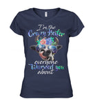 i'm the crazy heifer - Men's and Women's t-shirt , Vneck, Hoodies - myfunfarm - clothing acceessories shoes for cow lovers, pig, horse, cat, sheep, dog, chicken, goat farmer