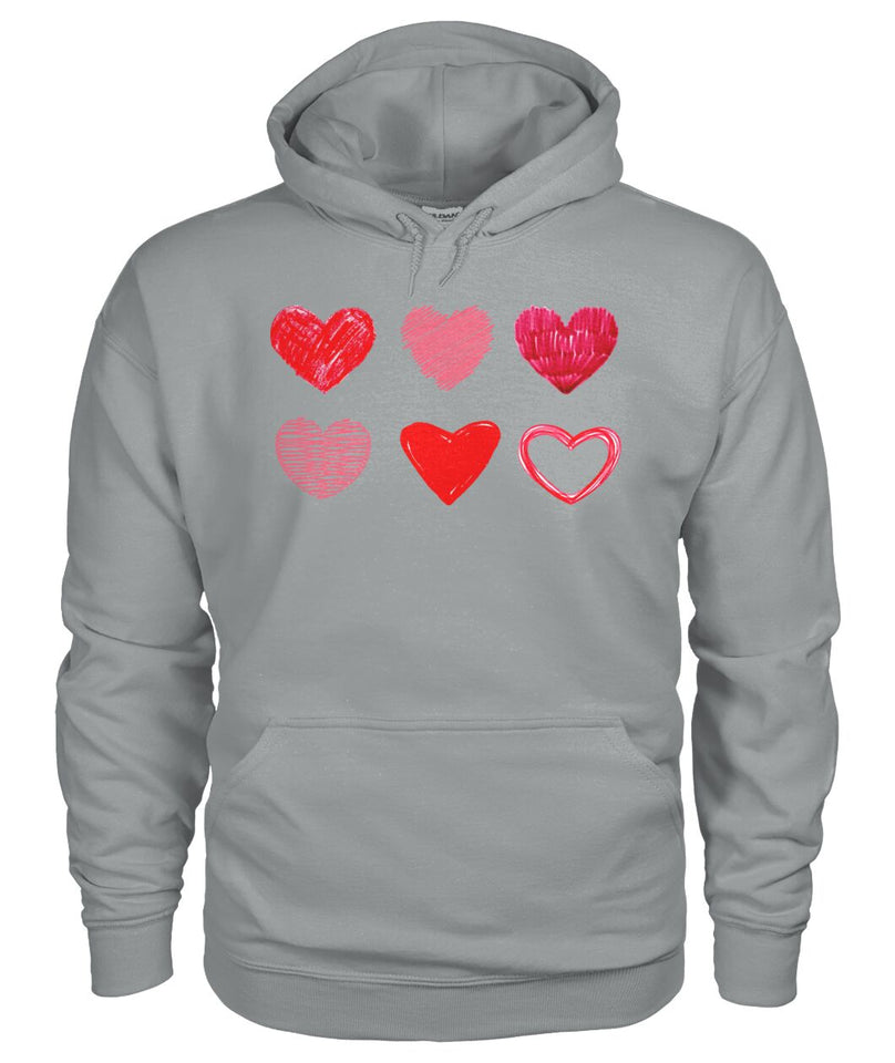 Heart  - unisex  t-shirt , Hoodies - Valentine