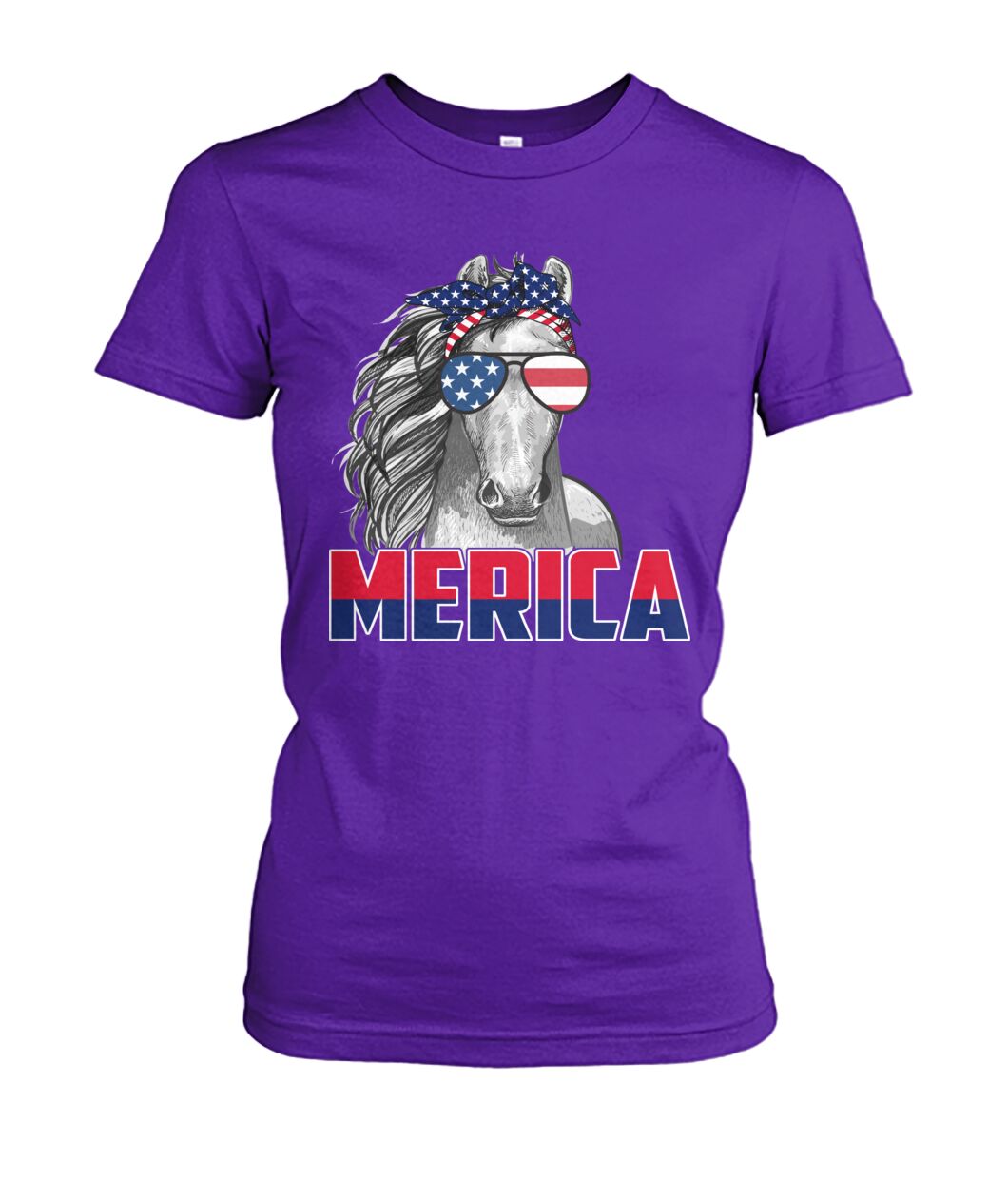 Love horse love america - Men's and Women's t-shirt , Vneck, Hoodies - myfunfarm - clothing acceessories shoes for cow lovers, pig, horse, cat, sheep, dog, chicken, goat farmer