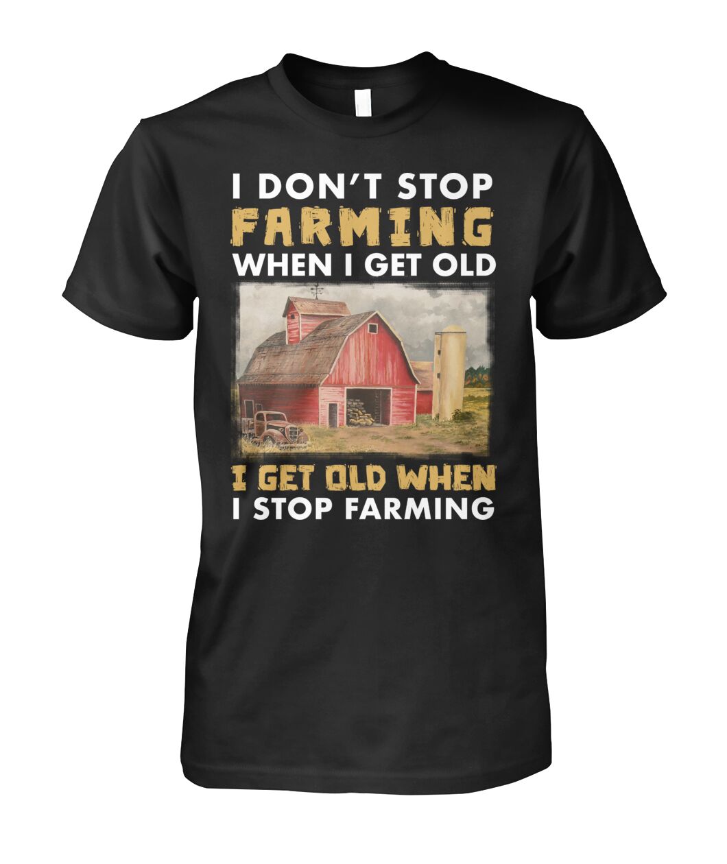 I don't stop farming - unisex  t-shirt , Hoodies - myfunfarm