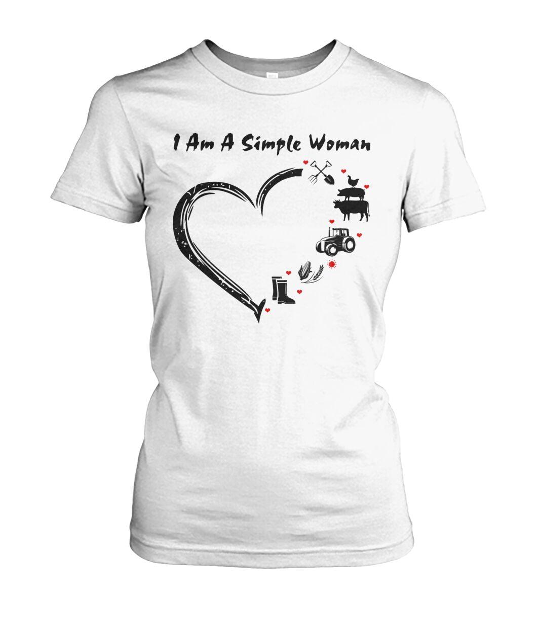 I  am a simple woman unisex  t-shirt , Hoodies - myfunfarm