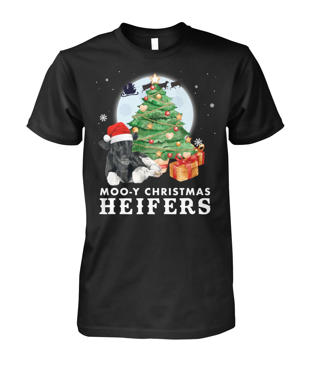 Mooy christmas heifers  -   unisex  t-shirt ,sweatshirt , Hoodies