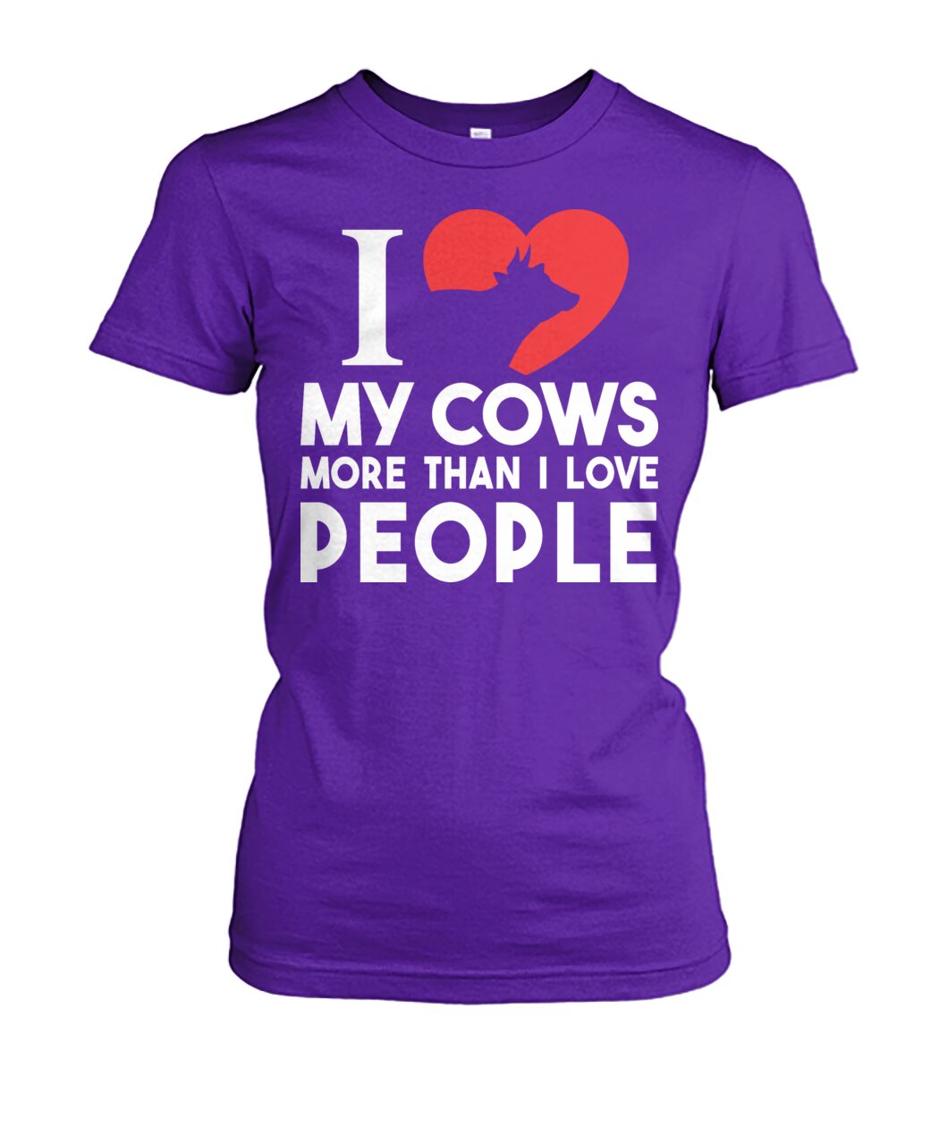 i love cows more than..  - Men's and Women's t-shirt , Vneck, Hoodies - myfunfarm - clothing acceessories shoes for cow lovers, pig, horse, cat, sheep, dog, chicken, goat farmer
