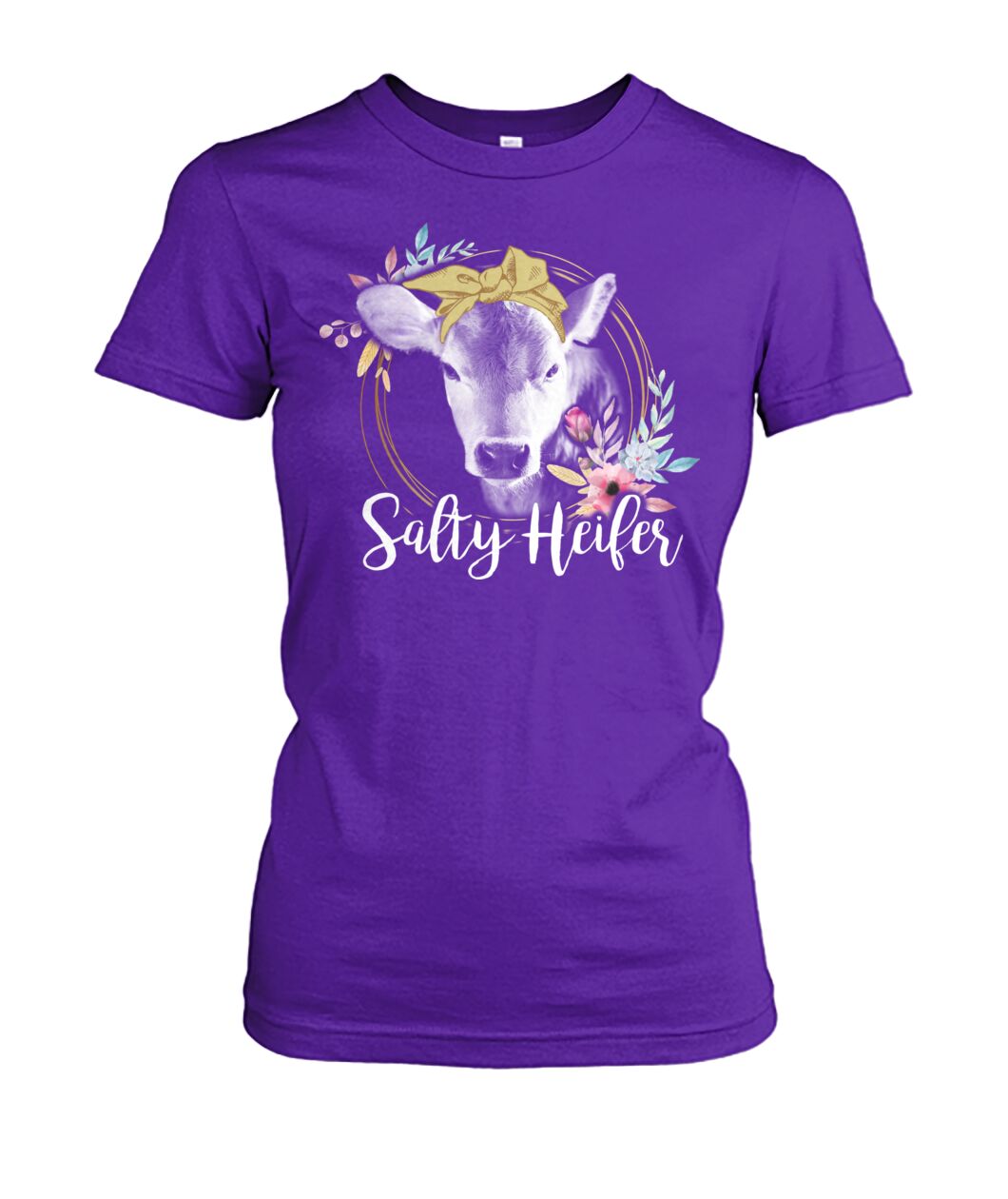 Salty heifer  - Men's and Women's t-shirt , Vneck, Hoodies - myfunfarm - clothing acceessories shoes for cow lovers, pig, horse, cat, sheep, dog, chicken, goat farmer