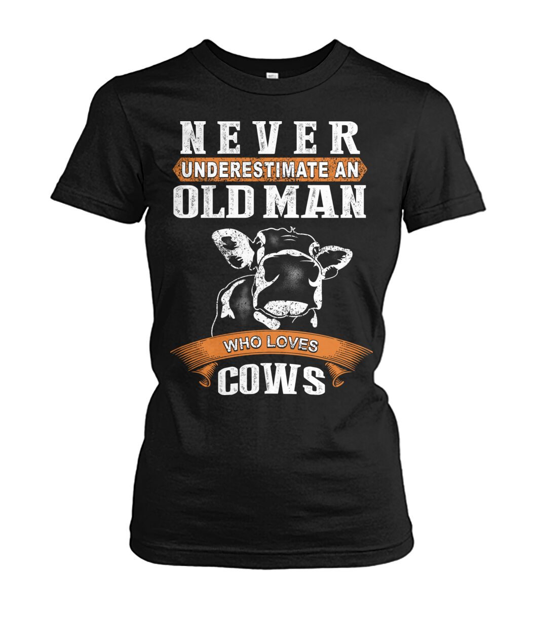 never underestimate an old man who  - Men's and Women's t-shirt , Vneck, Hoodies - myfunfarm - clothing acceessories shoes for cow lovers, pig, horse, cat, sheep, dog, chicken, goat farmer