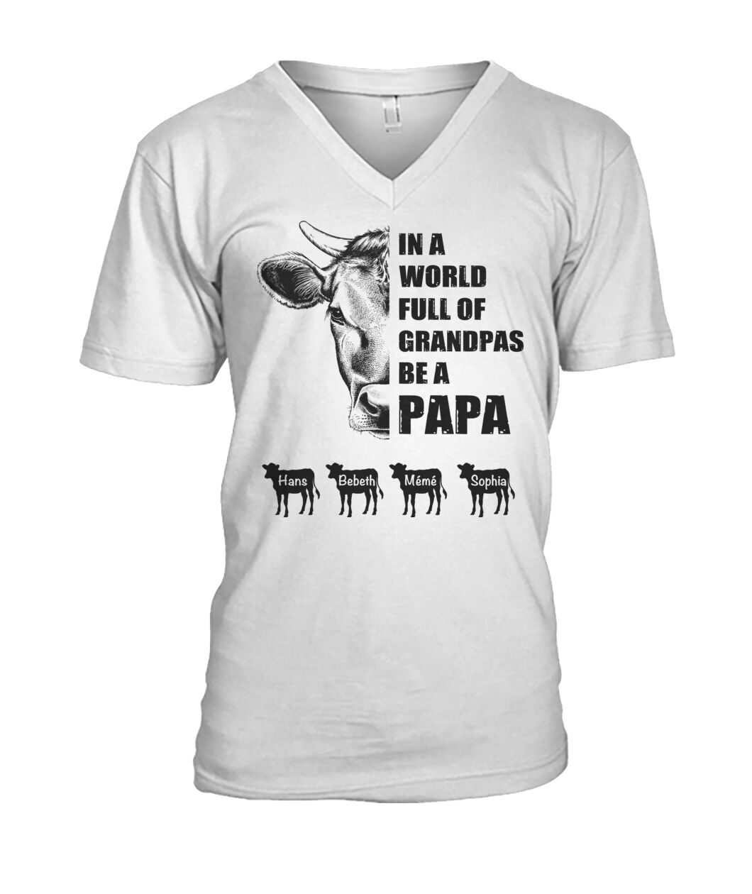 In a world full of Grandpas be a papa - funny design unisex  t-shirt , Hoodies