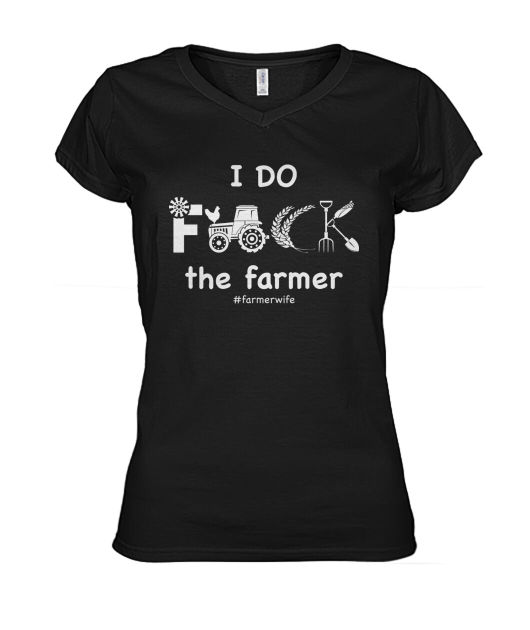 I do f.ck the farmer  - Men's and Women's t-shirt , Vneck, Hoodies - myfunfarm - clothing acceessories shoes for cow lovers, pig, horse, cat, sheep, dog, chicken, goat farmer
