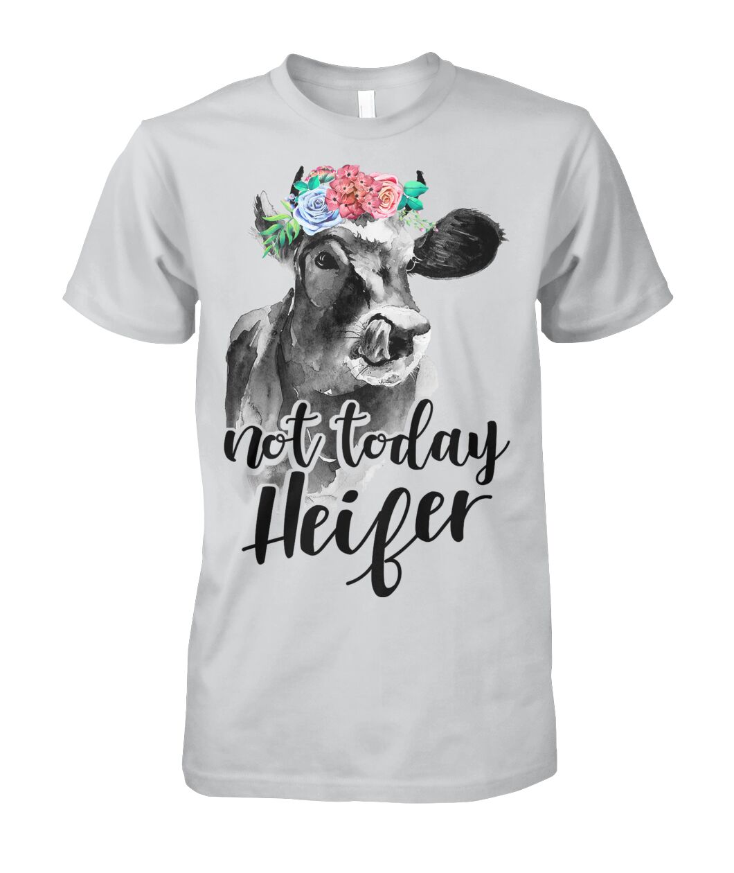 Not today Heifer - Men's and Women's t-shirt , Vneck, Hoodies - myfunfarm - clothing acceessories shoes for cow lovers, pig, horse, cat, sheep, dog, chicken, goat farmer