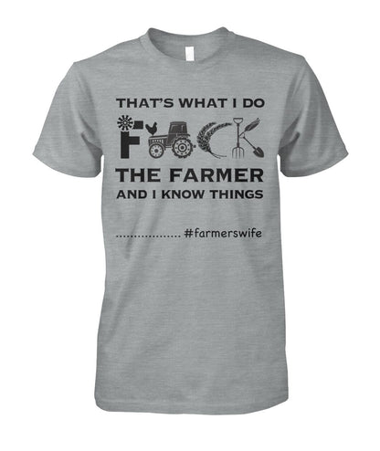 That's what i do  - farmerswife - funny design unisex  t-shirt , Hoodies