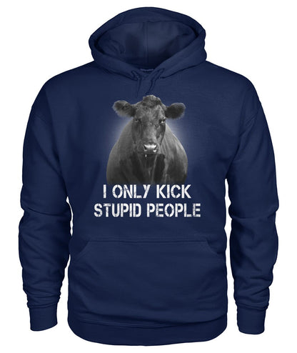 i only kick stupid people   - Men's and Women's t-shirt , Hoodies - myfunfarm