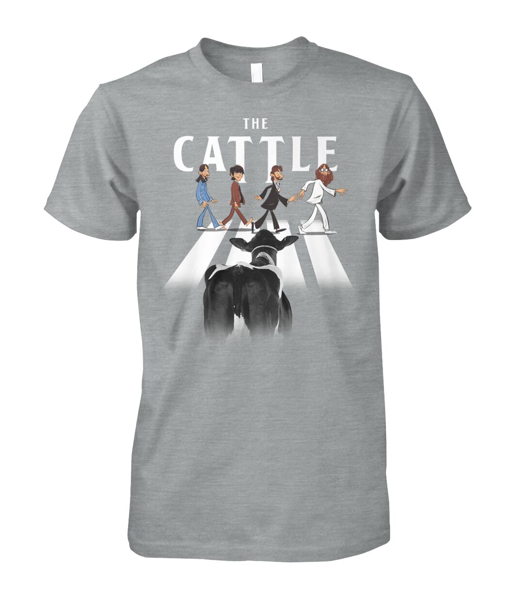 The Cattle and The Beatles   - Men's and Women's t-shirt , Hoodies - myfunfarm