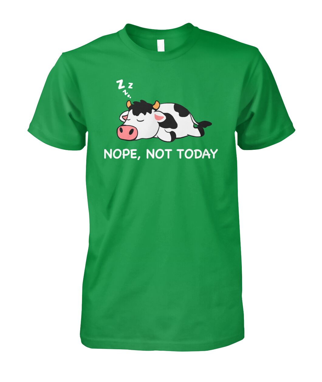 Nope not today - funny cow dessign  unisex  t-shirt , Hoodies - myfunfarm