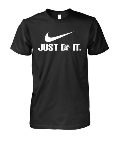 Just do it - Men's and Women's t-shirt , Vneck, Hoodies - myfunfarm - clothing acceessories shoes for cow lovers, pig, horse, cat, sheep, dog, chicken, goat farmer