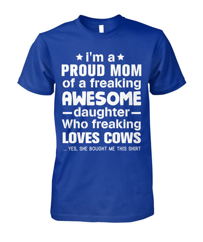 i'm a proud mom of a freaking awesome daughter who loves cows - myfunfarm