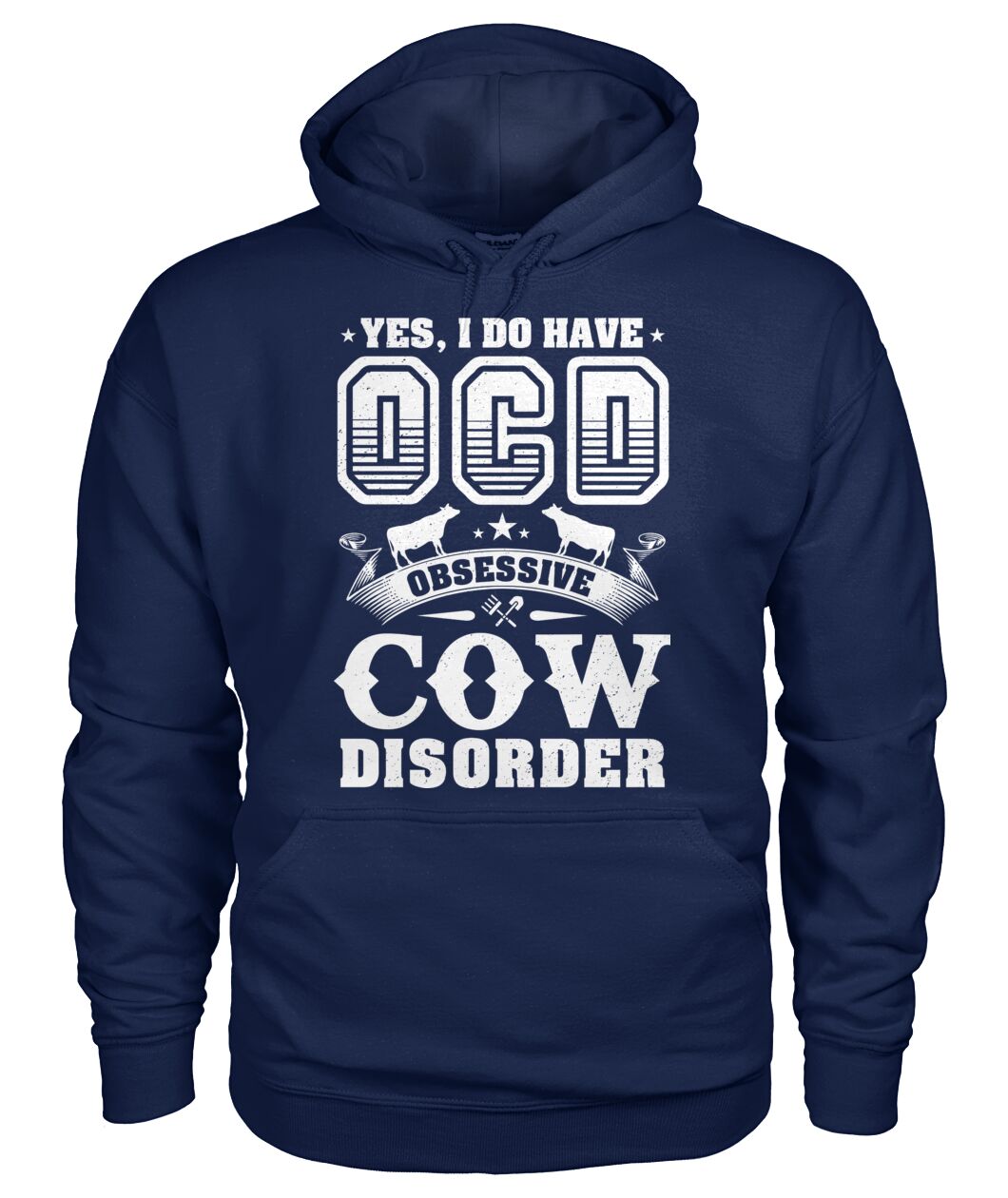 Yes i do have OCD - Men's and Women's t-shirt , Vneck, Hoodies - myfunfarm - clothing acceessories shoes for cow lovers, pig, horse, cat, sheep, dog, chicken, goat farmer