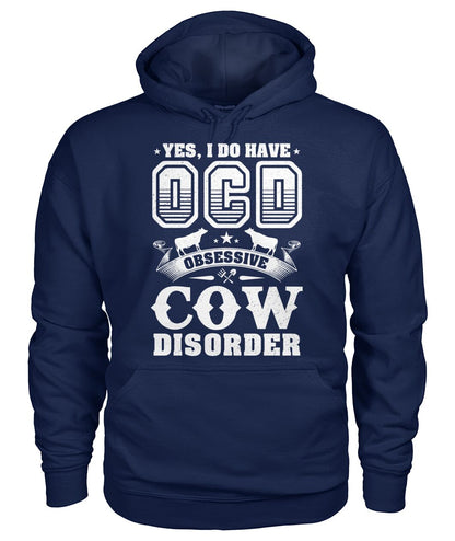 Yes i do have OCD - Men's and Women's t-shirt , Vneck, Hoodies - myfunfarm - clothing acceessories shoes for cow lovers, pig, horse, cat, sheep, dog, chicken, goat farmer