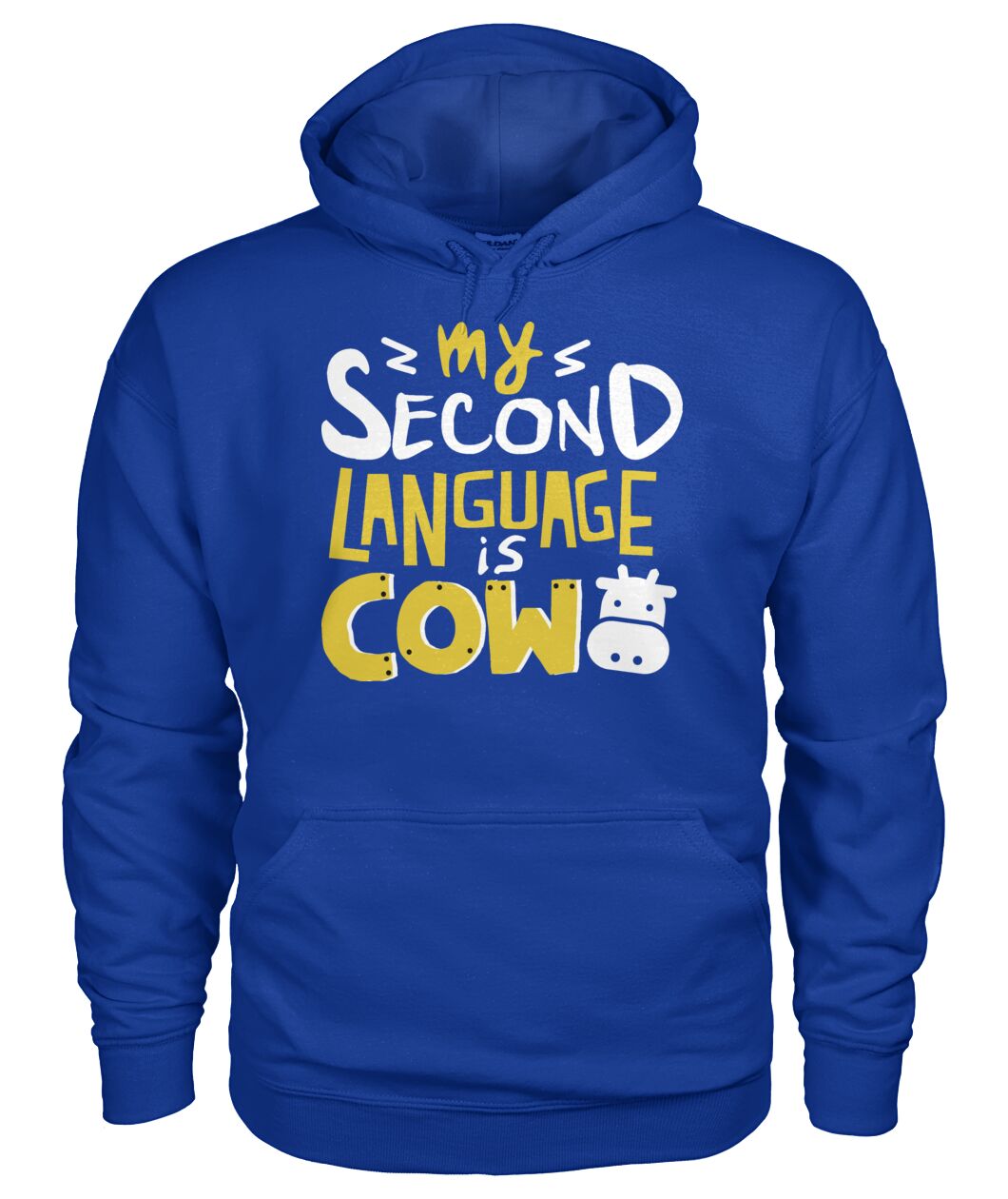 my second language is cow - Men's and Women's t-shirt , Vneck, Hoodies - myfunfarm - clothing acceessories shoes for cow lovers, pig, horse, cat, sheep, dog, chicken, goat farmer