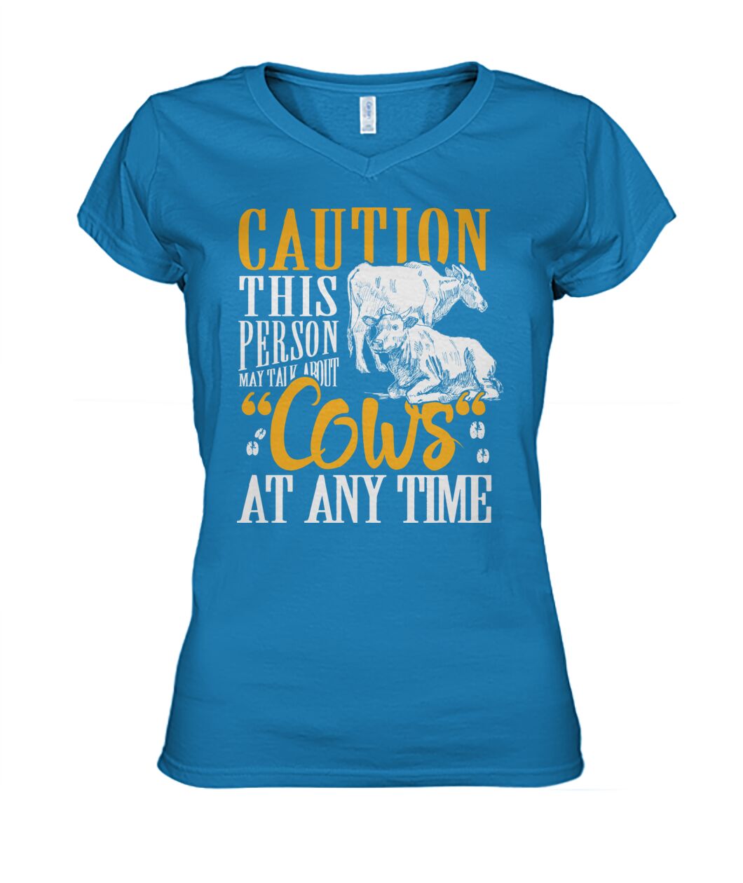 Caution this person may talk about - Men's and Women's t-shirt , Vneck, Hoodies - myfunfarm - clothing acceessories shoes for cow lovers, pig, horse, cat, sheep, dog, chicken, goat farmer