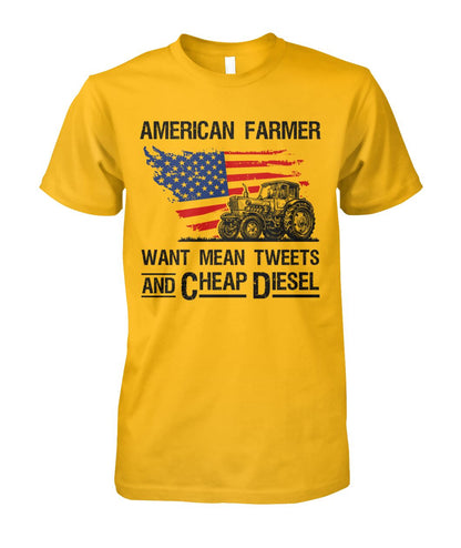 American Farmer want mean tweets and cheap diesel