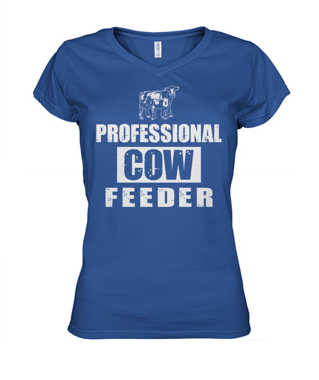 Professionnal cow feeder - Men's and Women's t-shirt , Vneck, Hoodies - myfunfarm - clothing acceessories shoes for cow lovers, pig, horse, cat, sheep, dog, chicken, goat farmer