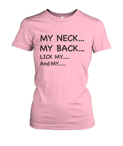 My Neck My back....Funny Mom Shirt - Gift for Wife - Mama Shirt - myfunfarm - clothing acceessories shoes for cow lovers, pig, horse, cat, sheep, dog, chicken, goat farmer
