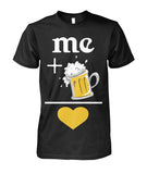 me and beer - Men's and Women's t-shirt , Vneck, Hoodies - myfunfarm - clothing acceessories shoes for cow lovers, pig, horse, cat, sheep, dog, chicken, goat farmer