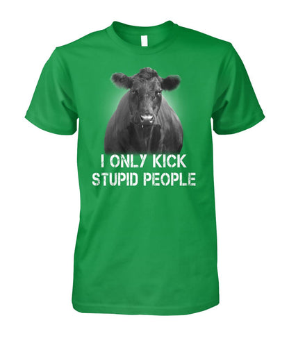 i only kick stupid people   - Men's and Women's t-shirt , Hoodies - myfunfarm