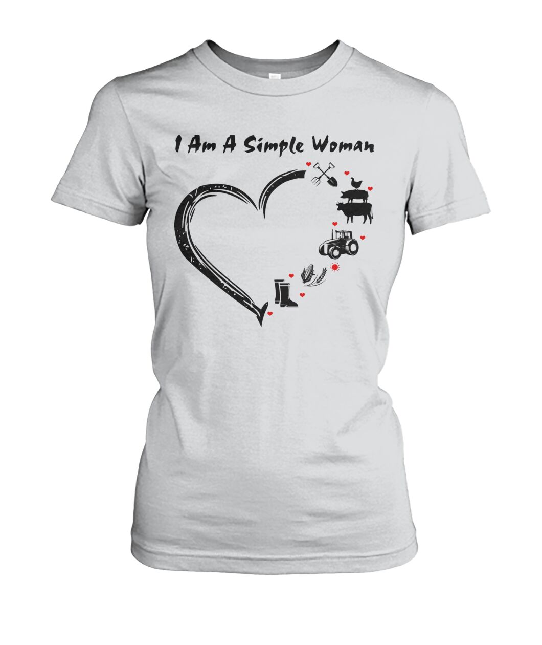 I  am a simple woman unisex  t-shirt , Hoodies - myfunfarm