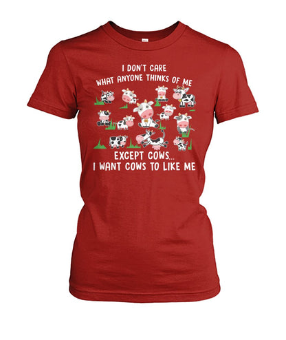 i don't care what anyone thinks - Men's and Women's t-shirt , Vneck, Hoodies - myfunfarm - clothing acceessories shoes for cow lovers, pig, horse, cat, sheep, dog, chicken, goat farmer