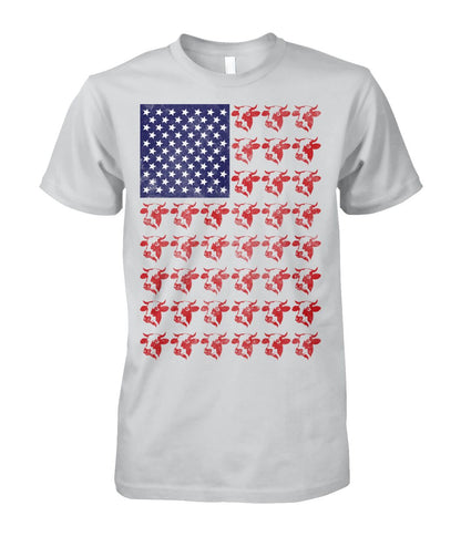 American farmer - Men's and Women's t-shirt , Vneck, Hoodies - myfunfarm - clothing acceessories shoes for cow lovers, pig, horse, cat, sheep, dog, chicken, goat farmer