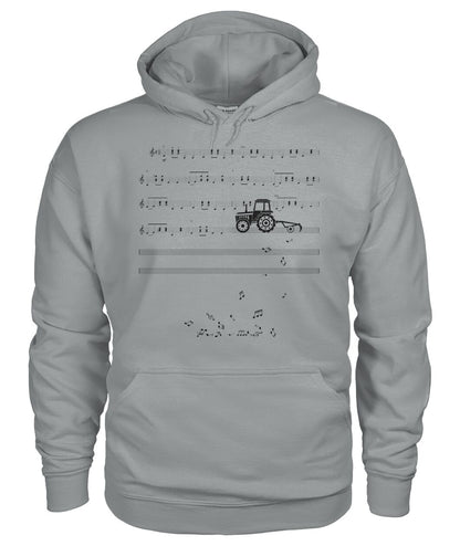 Sheet music tractor - t-shirt, Hoodies