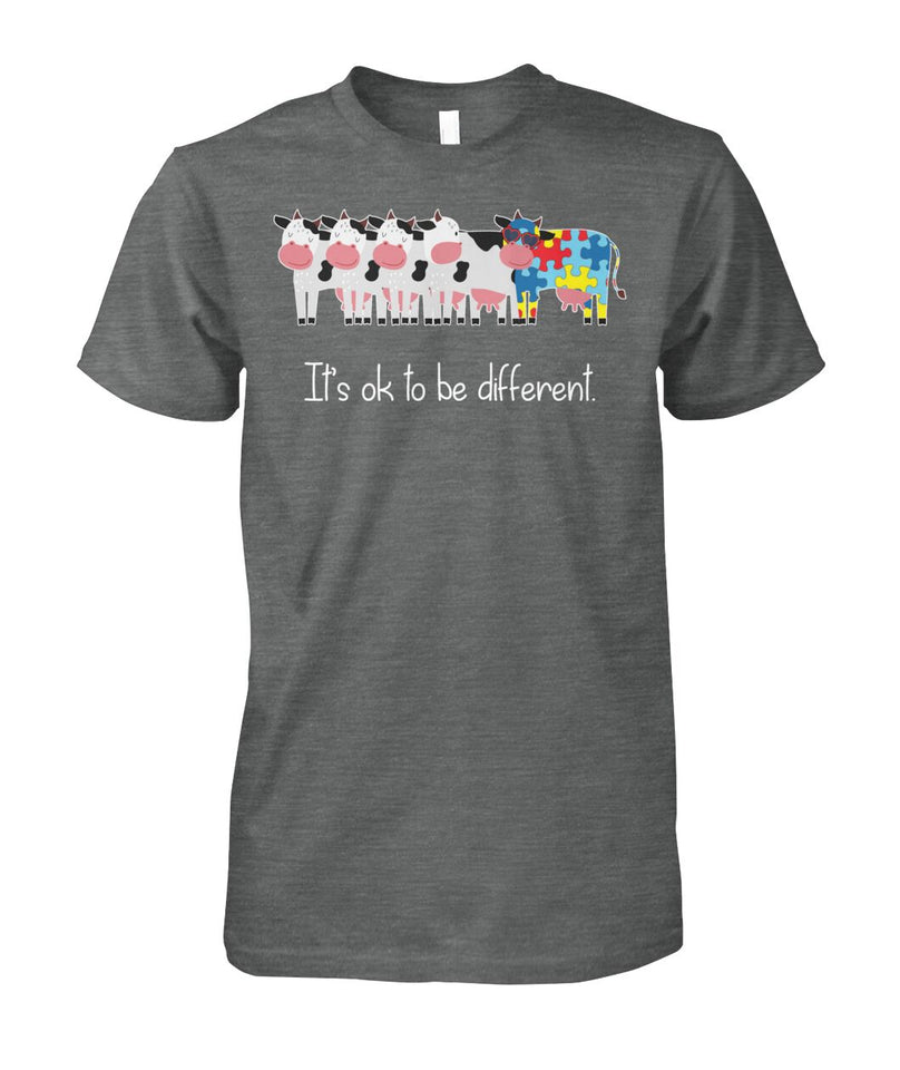 It's ok to be different - Men's and Women's t-shirt , Vneck, Hoodies - myfunfarm - clothing acceessories shoes for cow lovers, pig, horse, cat, sheep, dog, chicken, goat farmer