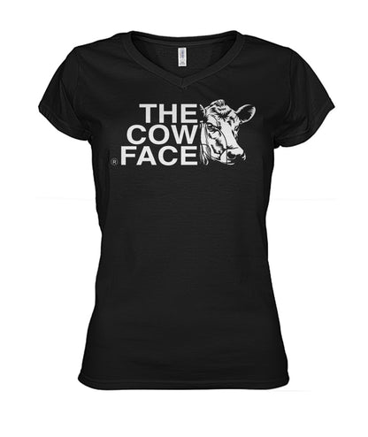 The cow face  - Men's and Women's t-shirt , Vneck, Hoodies - myfunfarm - clothing acceessories shoes for cow lovers, pig, horse, cat, sheep, dog, chicken, goat farmer