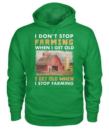 I don't stop farming - unisex  t-shirt , Hoodies - myfunfarm