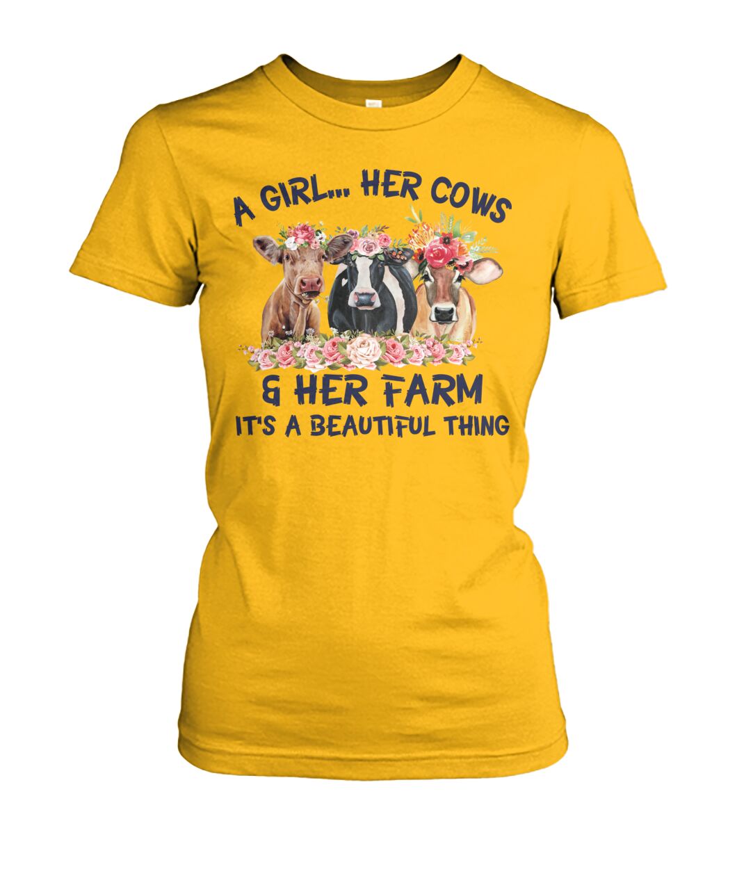 A girl ... Her cows and Her Farm - Unisex t-shirt , Hoodies