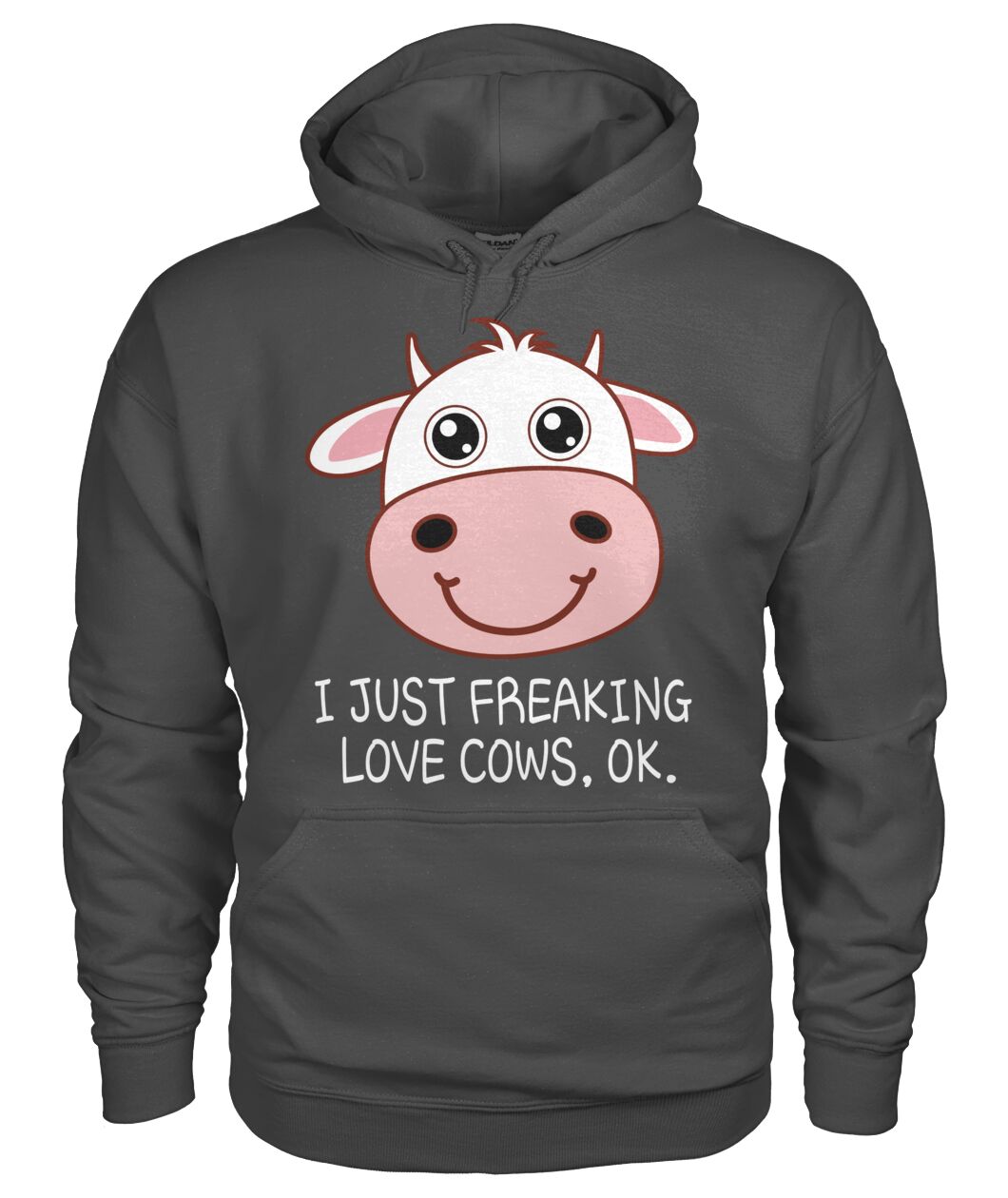 I just freaking love cow , ok - Men's and Women's t-shirt , Vneck, Hoodies - myfunfarm - clothing acceessories shoes for cow lovers, pig, horse, cat, sheep, dog, chicken, goat farmer
