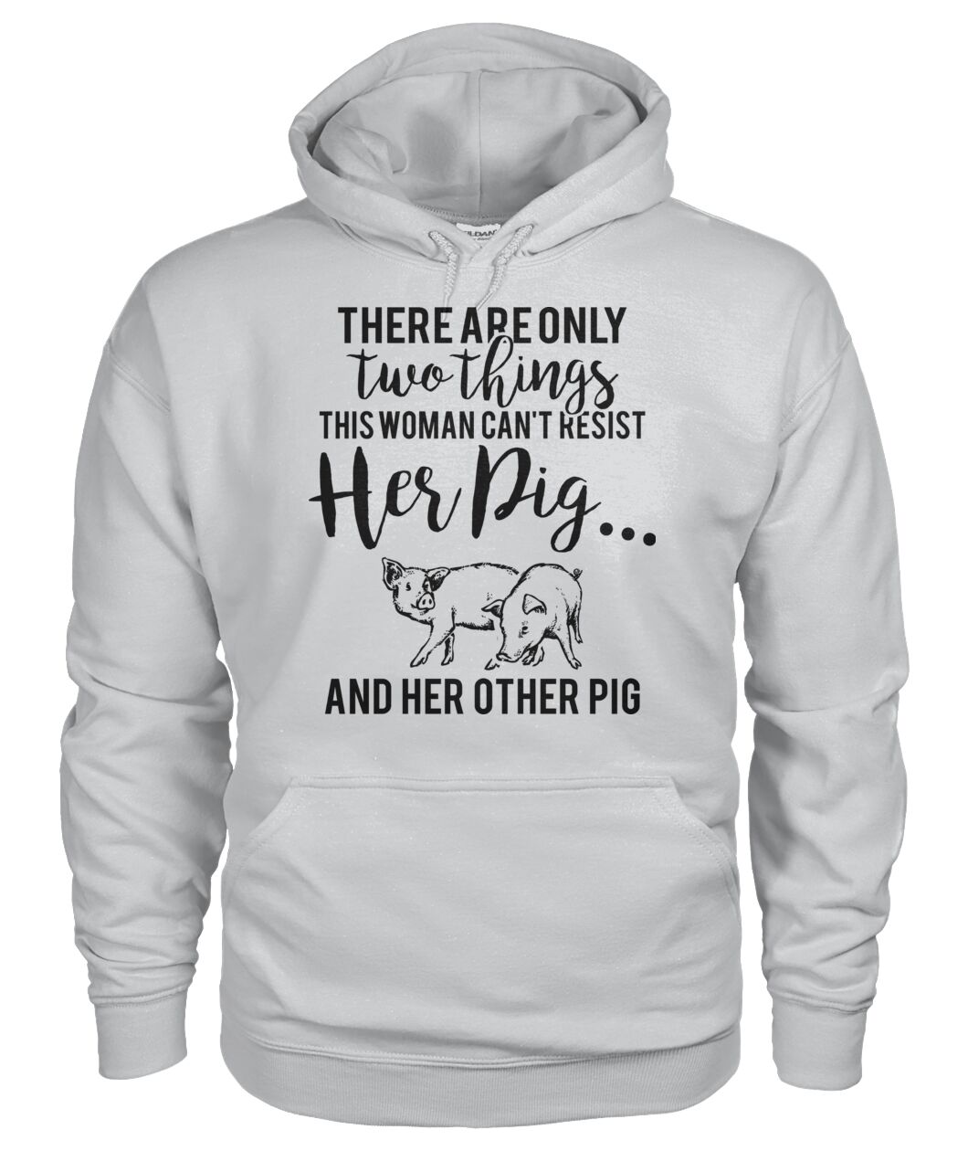 there are only two things pig  - Men's and Women's t-shirt , Vneck, Hoodies - myfunfarm - clothing acceessories shoes for cow lovers, pig, horse, cat, sheep, dog, chicken, goat farmer