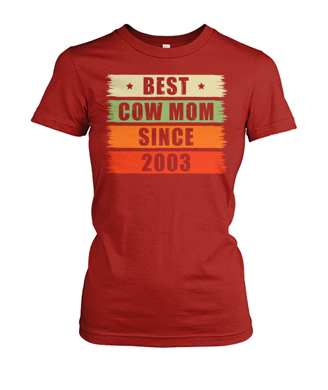 Best cow mom since - custom year