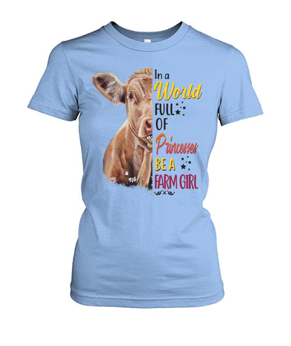 Be a farm girl - Unisex t-shirt , Hoodies - myfunfarm