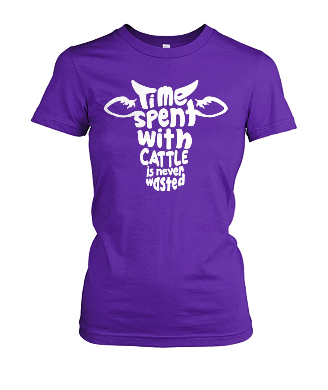 Time spent with cattle is never wasted - funny design unisex  t-shirt , Hoodies - myfunfarm