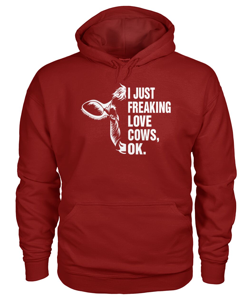 i just freaking love cows, ok - Men's and Women's t-shirt , Vneck, Hoodies - myfunfarm - clothing acceessories shoes for cow lovers, pig, horse, cat, sheep, dog, chicken, goat farmer