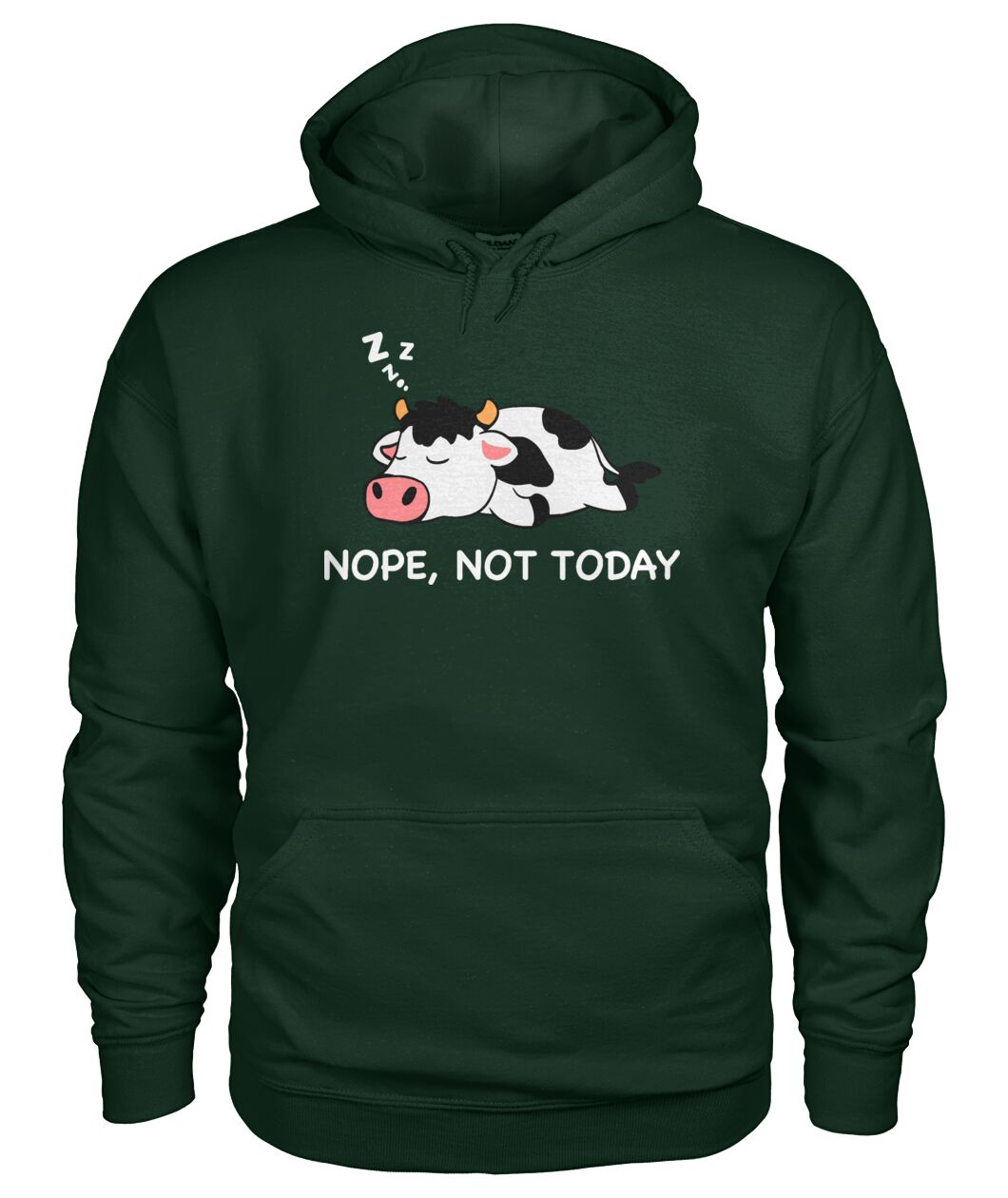 Nope not today - funny cow dessign  unisex  t-shirt , Hoodies - myfunfarm